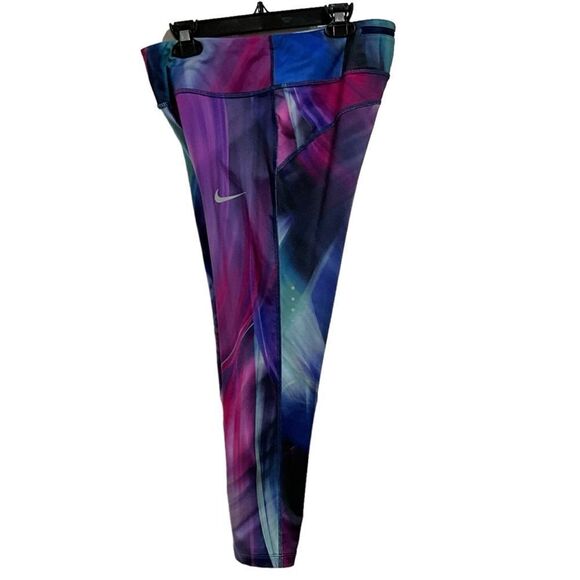 NIKE Dri Fit Running Yoga Leggings Multi-Color Size M - Picture 10 of 16